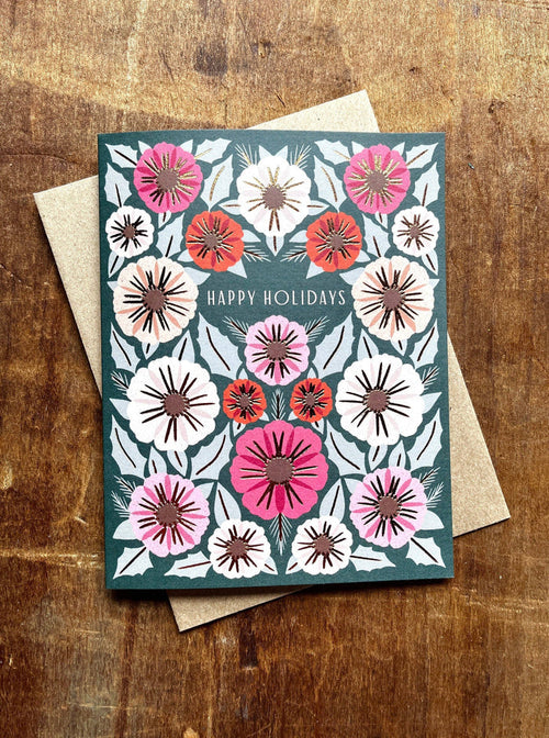 "Happy Holidays," Greeting Card Box