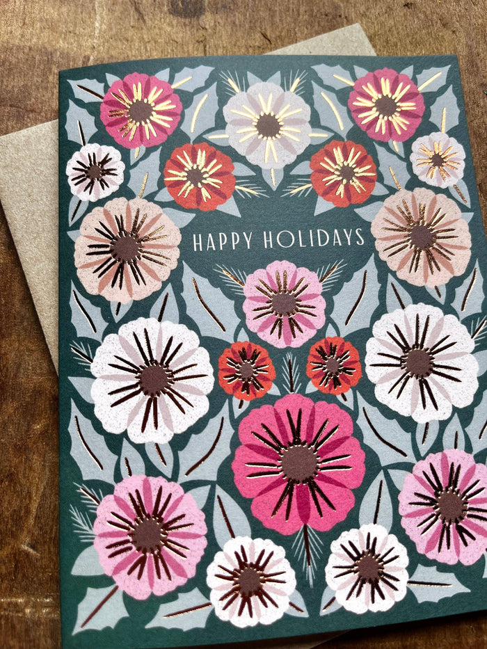 "Happy Holidays," Greeting Card Box