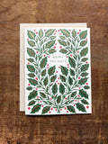 "Happy Holidays," Greeting Card Box