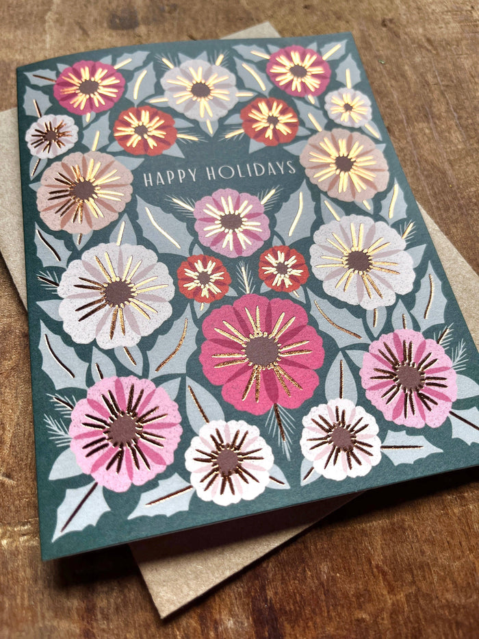 "Happy Holidays," Greeting Card Box