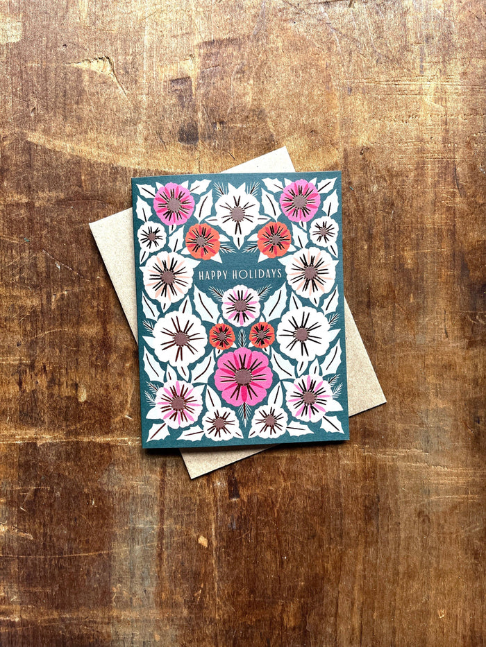"Happy Holidays," Greeting Card Box
