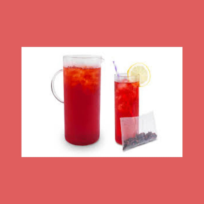 Hibiscus Berry Herbal Iced Tea Bags, (3 Sizes)