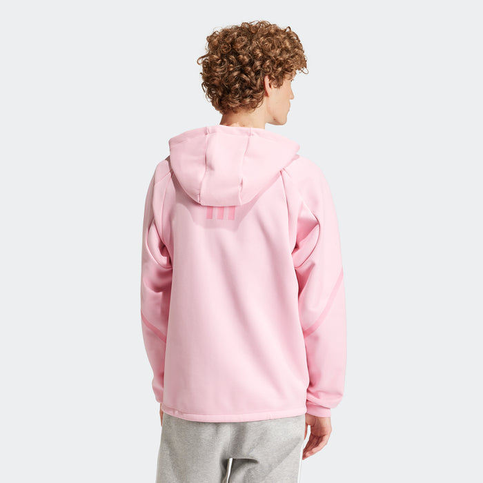 adidas Inter Miami CF Anthem Hooded Soccer Track Jacket | Light Pink | Men's