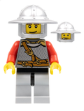 Kingdoms - Lion Knight Scale Mail with Chest Strap and Belt, Helmet with Broad Brim