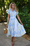 Kristina Dress Brazil Blue