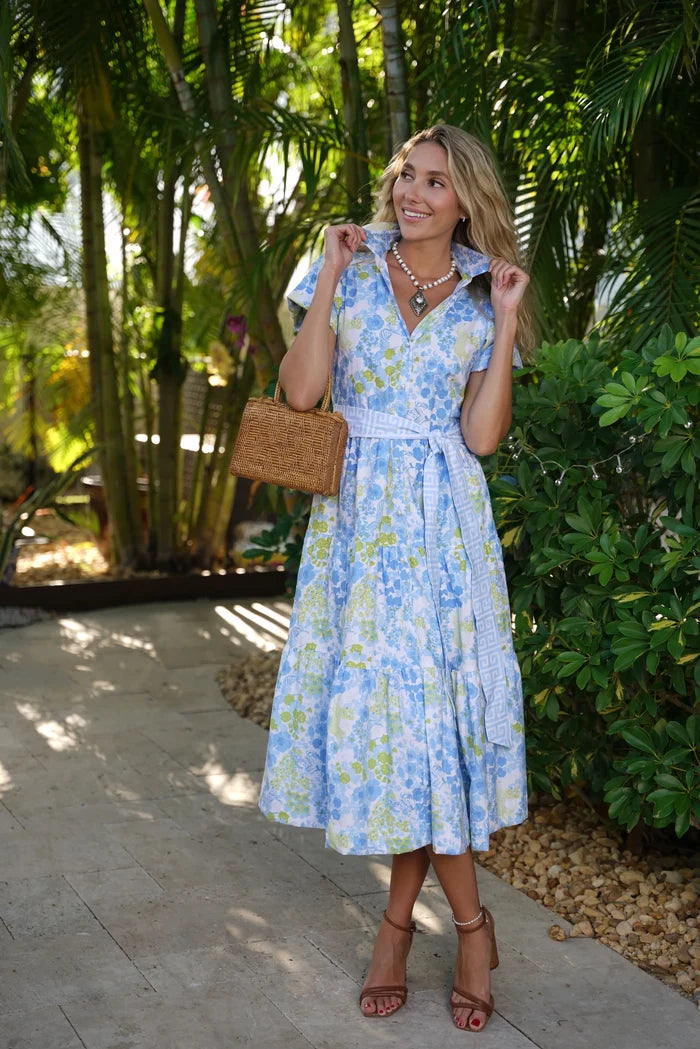 Kristina Dress Brazil Blue