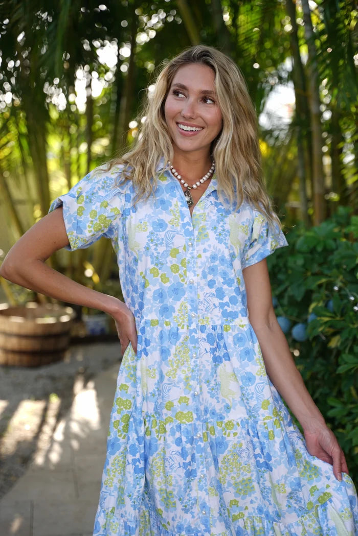 Kristina Dress Brazil Blue
