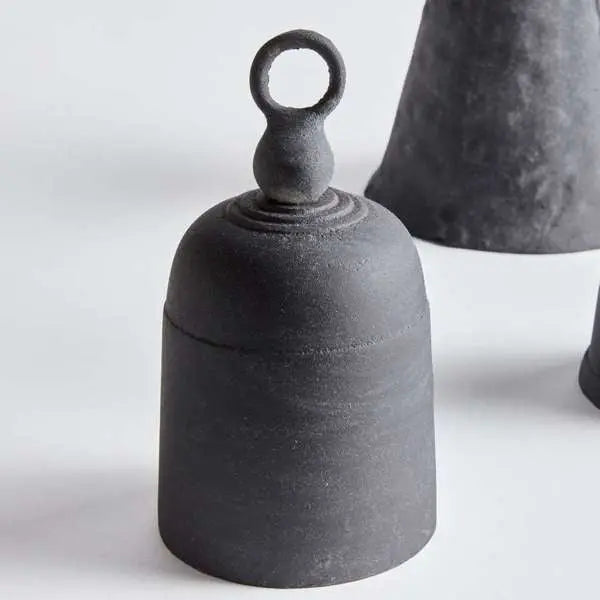 La Taverna Bells | Antique Brass Cast Aluminum Bells (Set of 3) - Villa Decor & Design