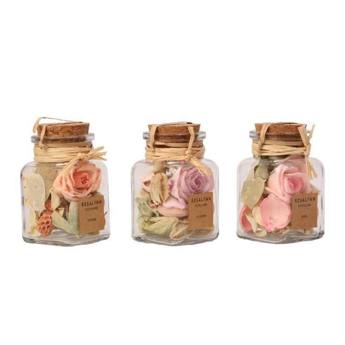 Lea Pastel Lilac Potpourri Set – Fusia, Lavender & Peach