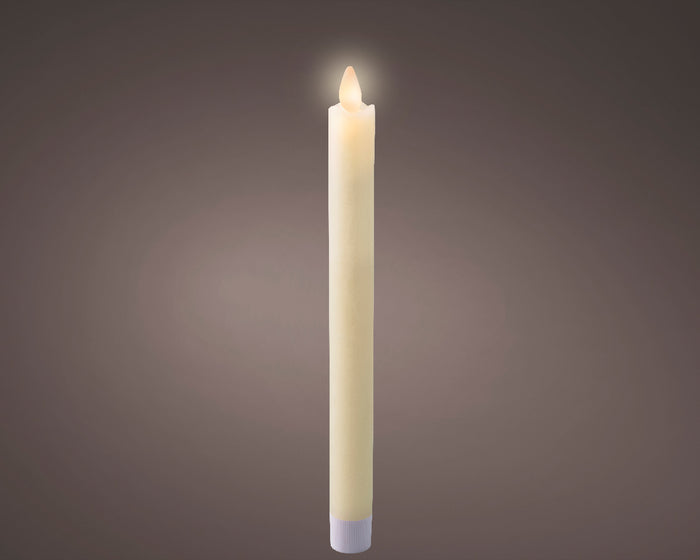 LED Waving Dinner Candle Cream 24cm