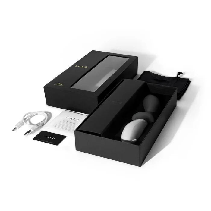 LELO Loki Prostate Massager - Luxury Vibrating P-Spot Stimulator Black