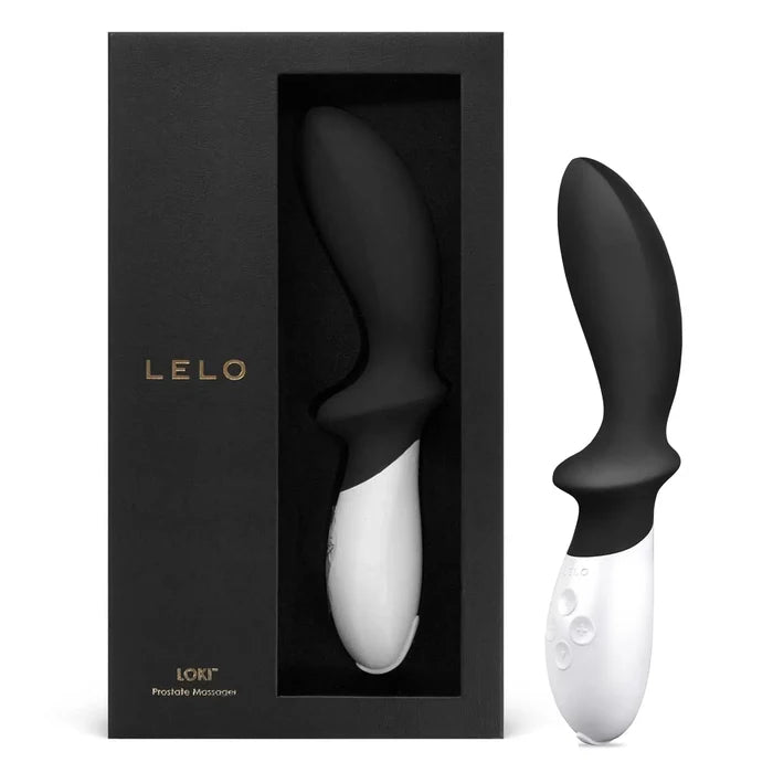 LELO Loki Prostate Massager - Luxury Vibrating P-Spot Stimulator Black