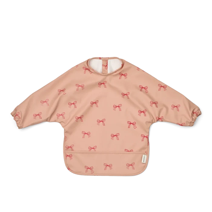 Liewood – Merle Printed Cape Bib – Bows / Pale Tuscany