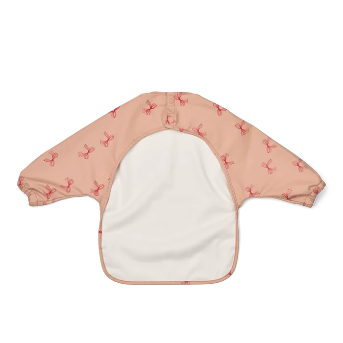 Liewood – Merle Printed Cape Bib – Bows / Pale Tuscany