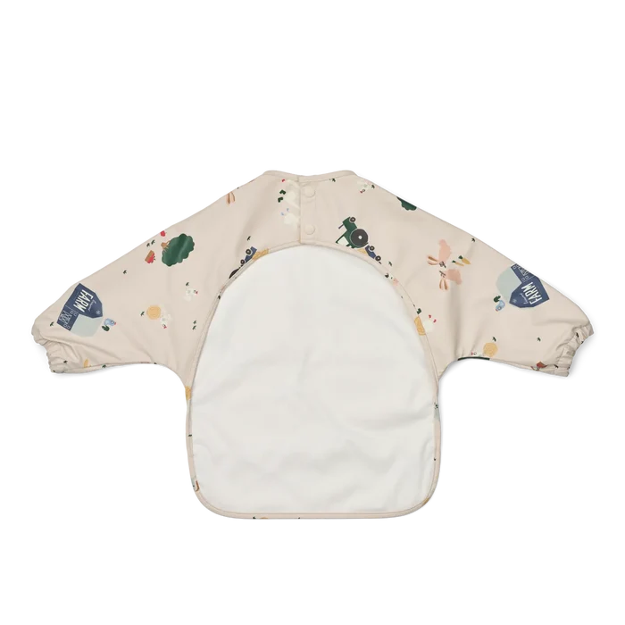 Liewood – Merle Printed Cape Bib – Farmlife / Sandy