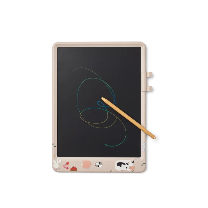 Liewood – Zora Magic Drawing Board 10 Inches – Farmlife / Sandy