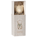 Maileg – Metal Christmas Ornament – Teddy Bear Off White/Blue