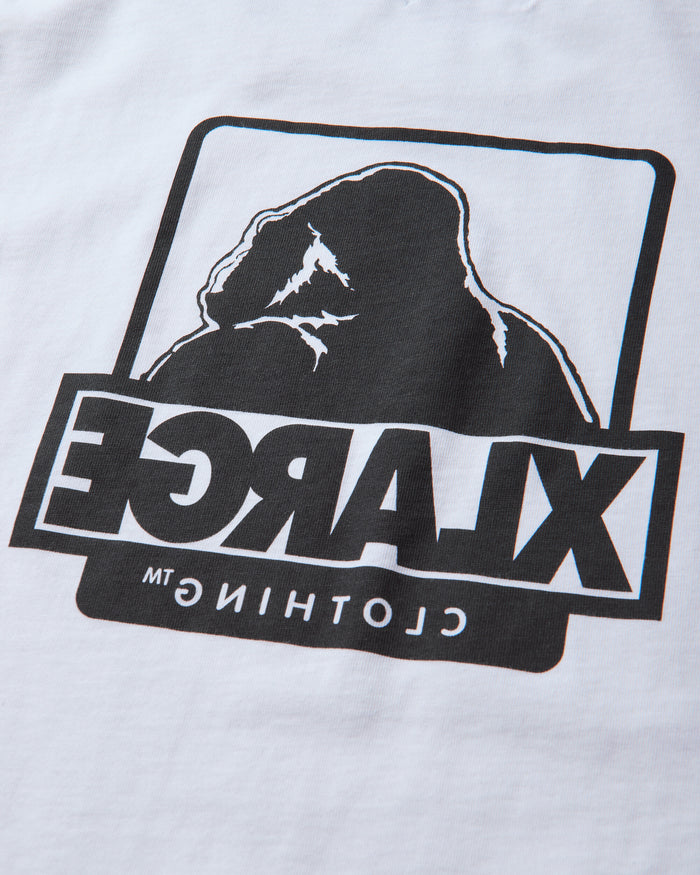 XLARGE Backside Og S/S Tee White T-Shirts Shortsleeve F201263011001 0