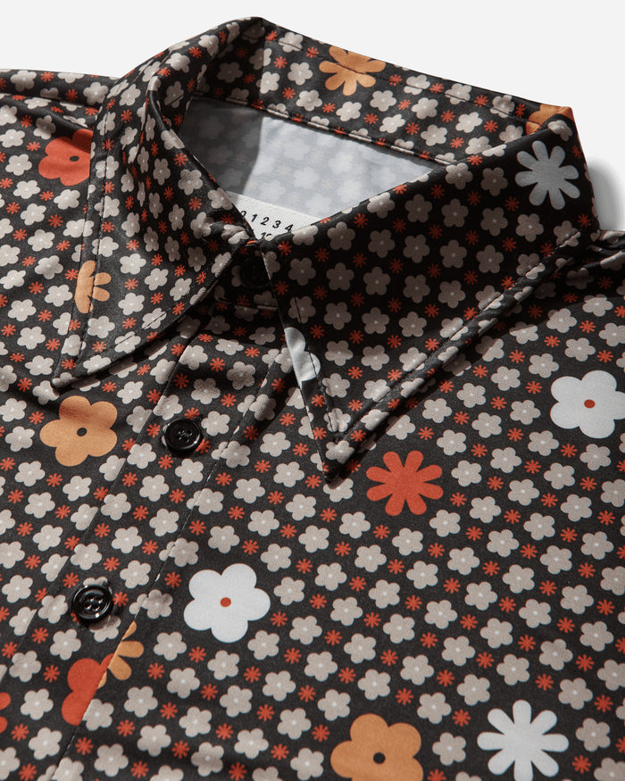 MM6 Maison Margiela Polo Shirt Black/Red Shirts Shortsleeve Shirt SH2GL0011 001S