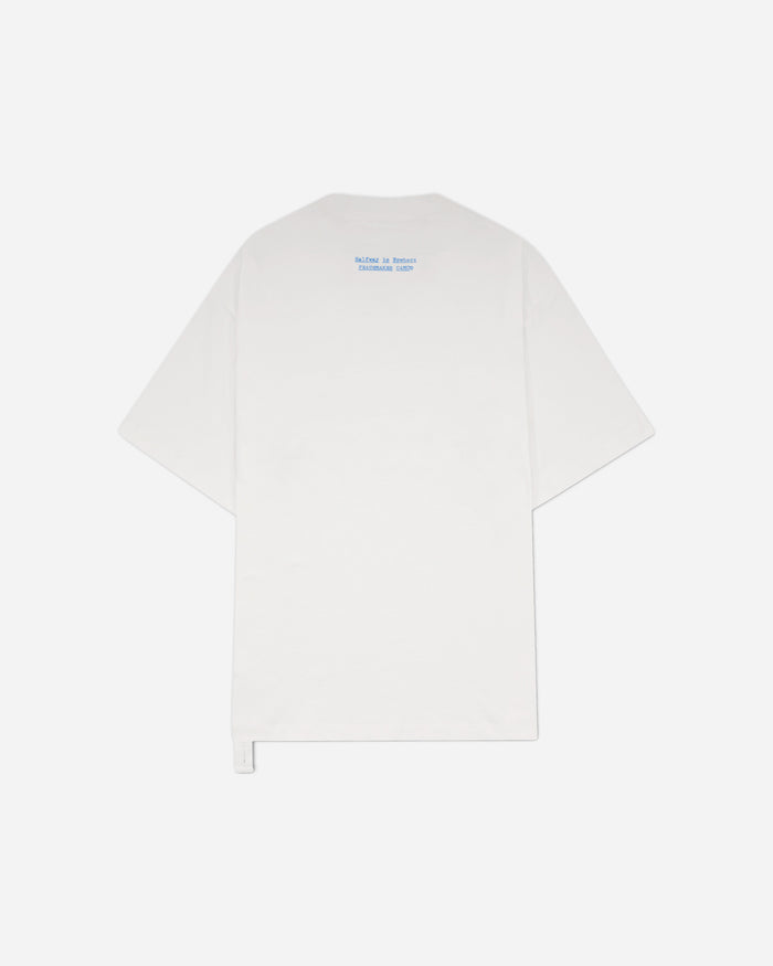 OAMC Peacemaker Regular Tee  Flower Print White T-Shirts Top PCM3OT01EJE001001 WHITE