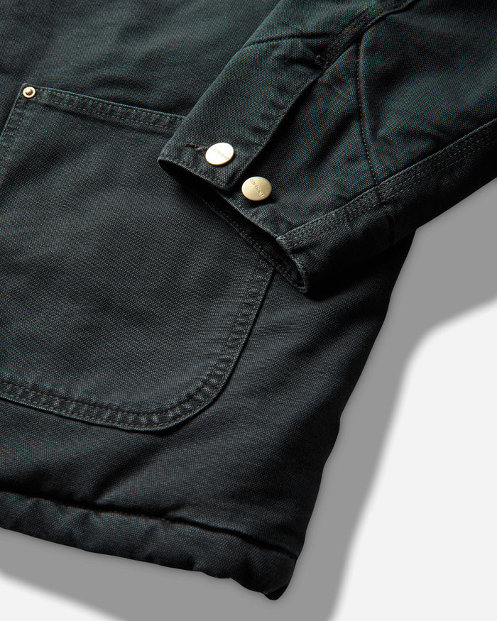 Carhartt WIP Og Chore Coat Raven/Black Coats and Jackets Jackets I035613 3WM4O