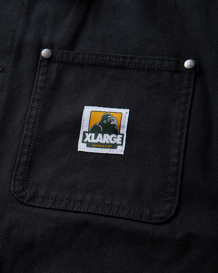 XLARGE Original Recycled Canvas Utility Pocket Jacket Black Shirts Longsleeve Shirt F201263014002 10