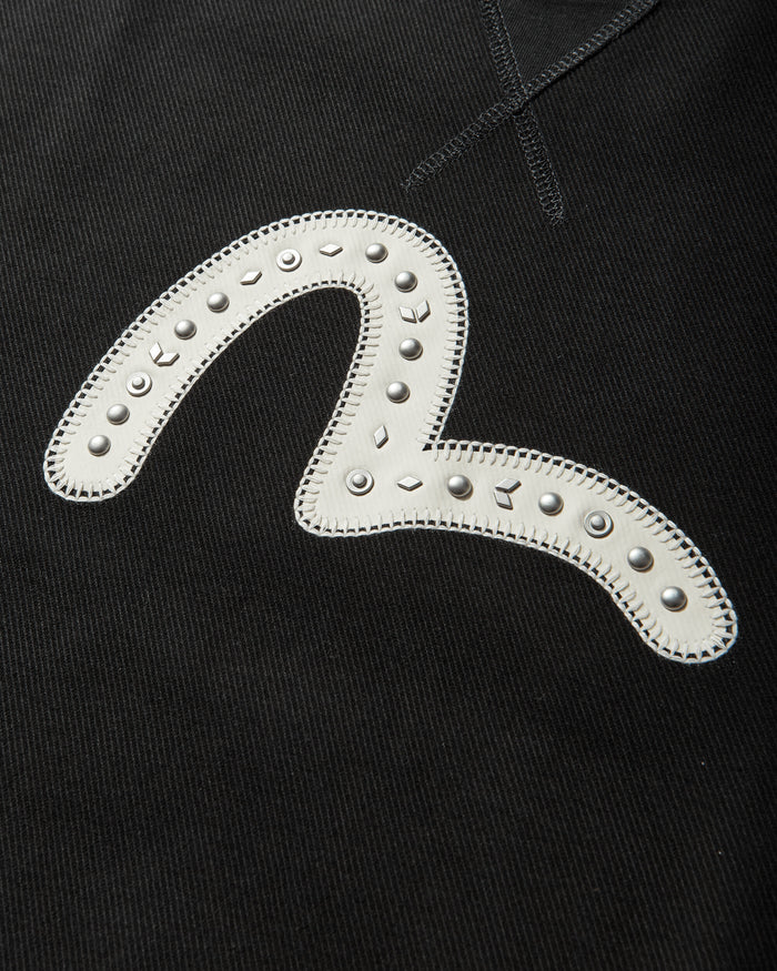 Evisu Ht Seagull Emb Sweatshirt Black Sweatshirts Fleece 2ESHTM6SW1064 BLKX