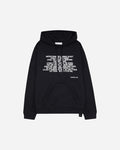 OAMC Peacemaker Hoodie  Stencil Print Black Sweatshirts Hoodies PCM3OH01DFT001099 BLACK
