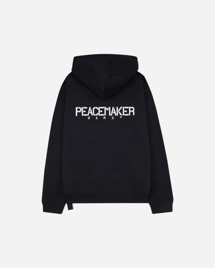 OAMC Peacemaker Hoodie  Stencil Print Black Sweatshirts Hoodies PCM3OH01DFT001099 BLACK