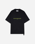 OAMC Peacemaker Oversize Tee  Stencil Print Black T-Shirts Top PCM3OT02DJE002099 BLACK
