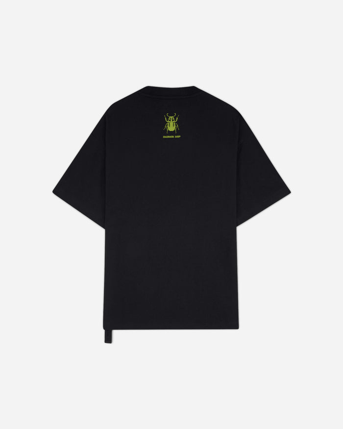 OAMC Peacemaker Oversize Tee  Stencil Print Black T-Shirts Top PCM3OT02DJE002099 BLACK