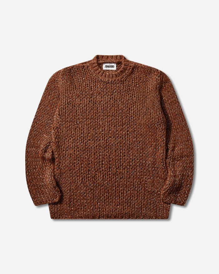Magliano Web Knit Tee Shiny Rust T-Shirts Longsleeve MGSS26TT01199 6153