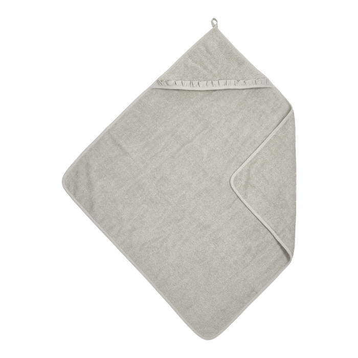 Meyco – Bathcape Terry Ruffle – Greige 80x80cm