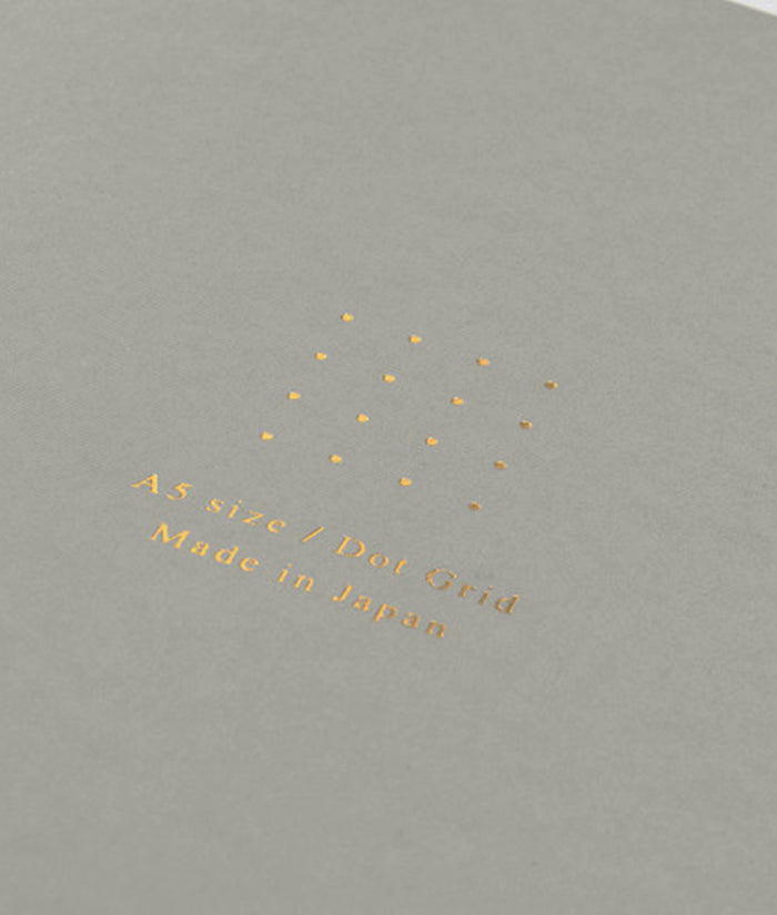 Midori Notebook A5 Colour Dot Grid Grey