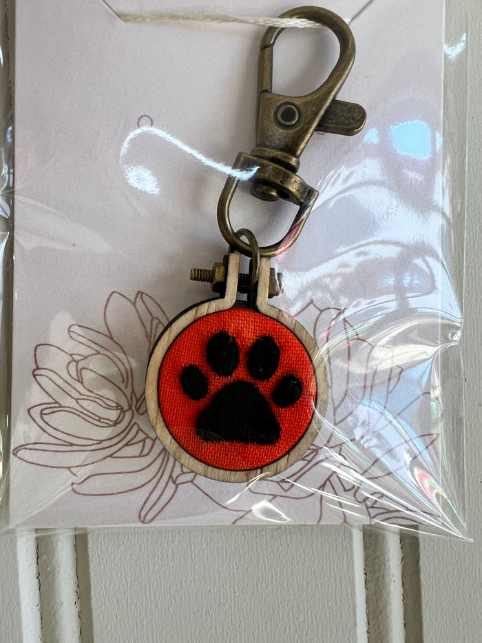 Mini Embroidery Keychain
