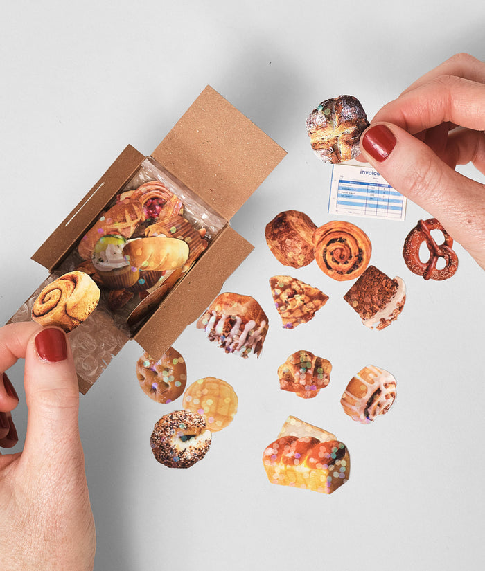 Miniature Sticker Box Bakery