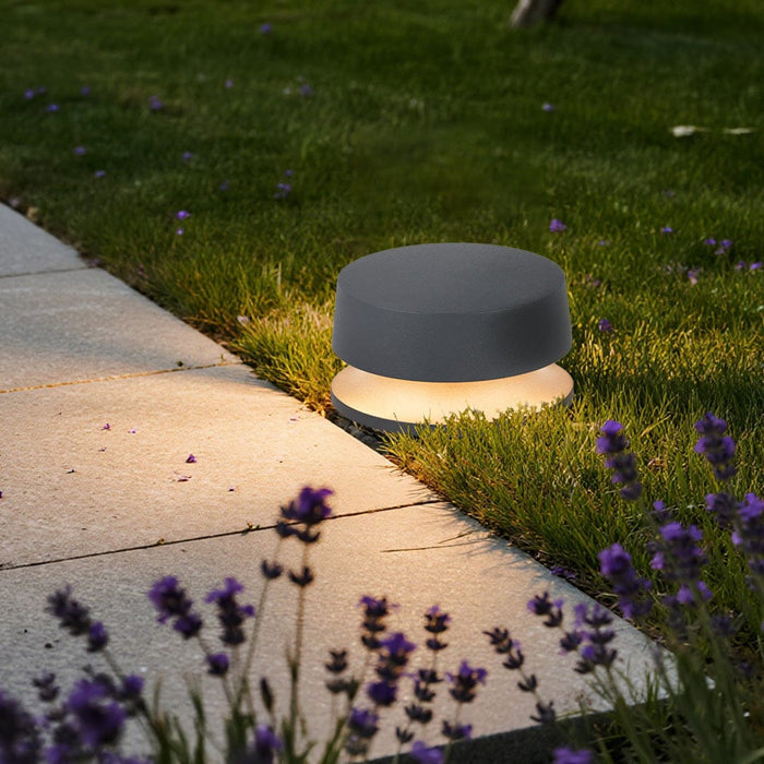 Minimalist Recessed LED Landscape Light Waterproof Outdoor Pathway Ground Lighting Aluminum Glass IP65 5W | NordaLight