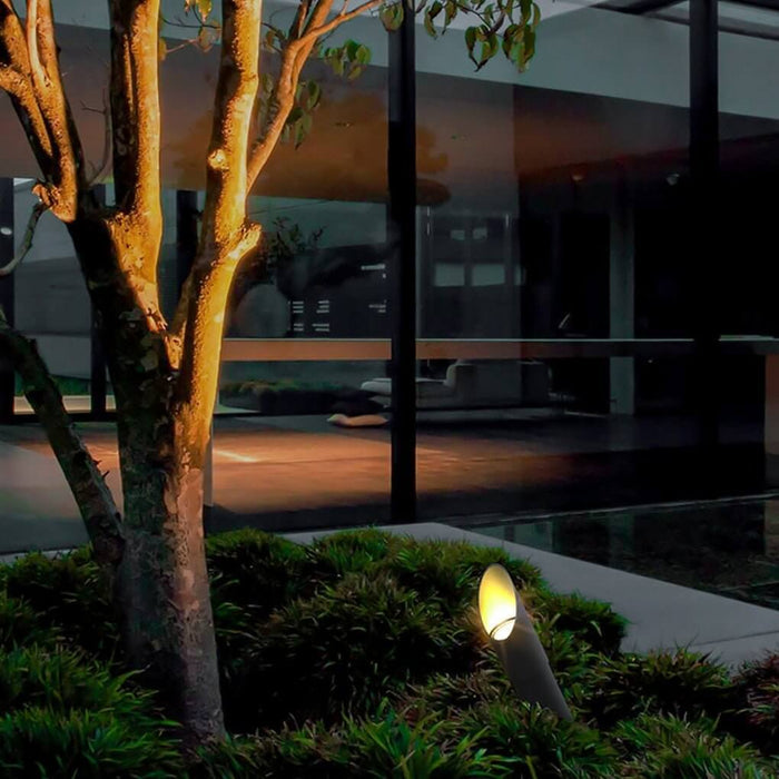 Modern LED Landscape Spotlight Aluminum Waterproof IP65 6W 3000K Tree Uplight Outdoor Garden Light | NordaLight