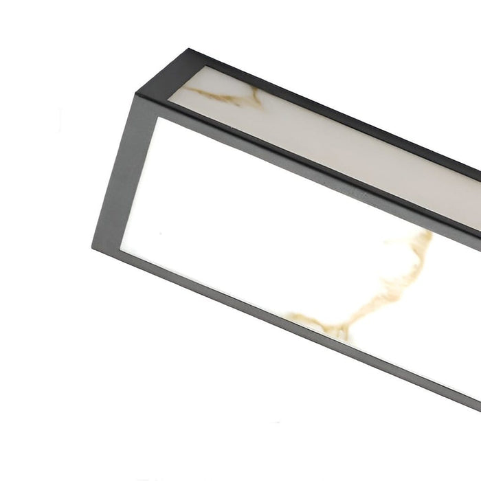 Modern Marble Finish Stainless Steel LED Outdoor Wall Sconce Black IP65 CRI80 4 Heights Courtyard Park Villa | NordaLight
