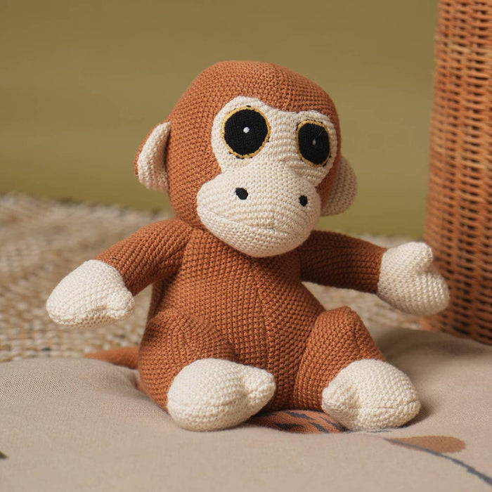 Monk the Soft Knitted Monkey Toy