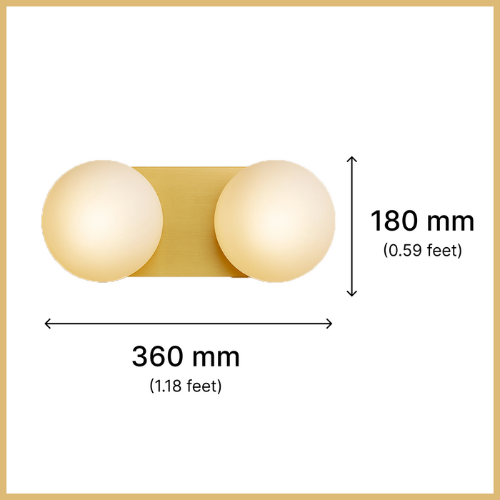 Moon Light Double  Wall Bracket