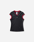 Nike Jordan Jordan Mowalola T Shirt Black/Gym Red T-Shirts Shortsleeve IR2133-010