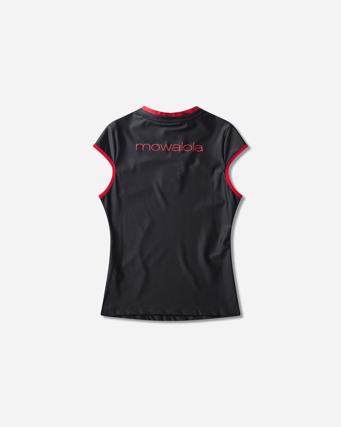 Nike Jordan Jordan Mowalola T Shirt Black/Gym Red T-Shirts Shortsleeve IR2133-010