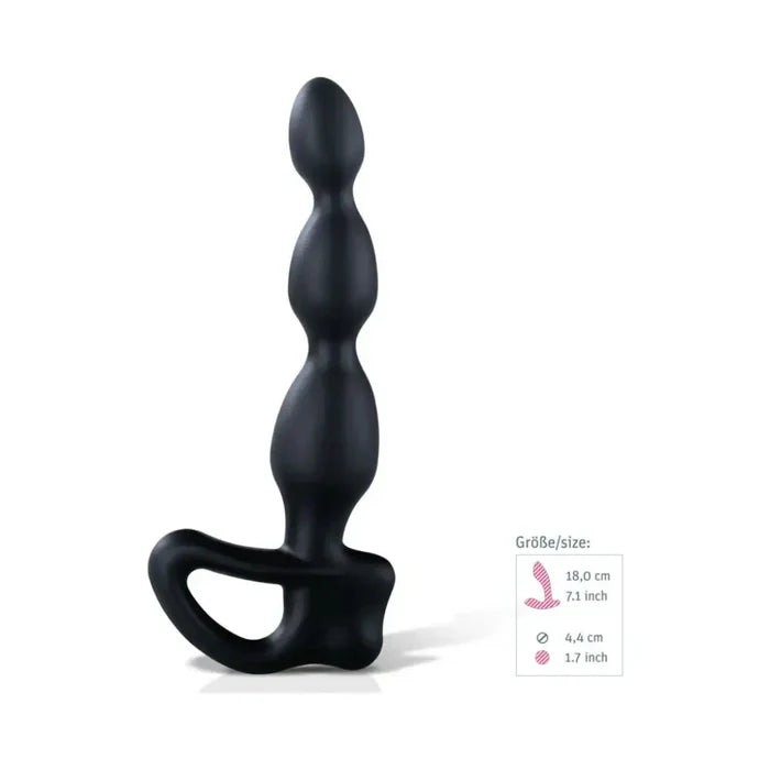 Mystim Big Bend - it! Prostate Stimulator with E - Stim - Black - Electrostim