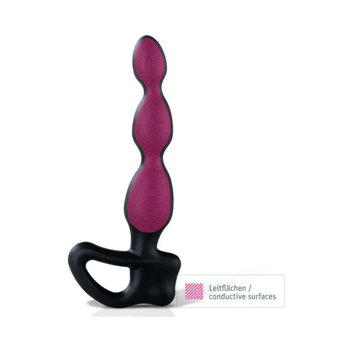 Mystim Big Bend - it! Prostate Stimulator with E - Stim - Black - Electrostim