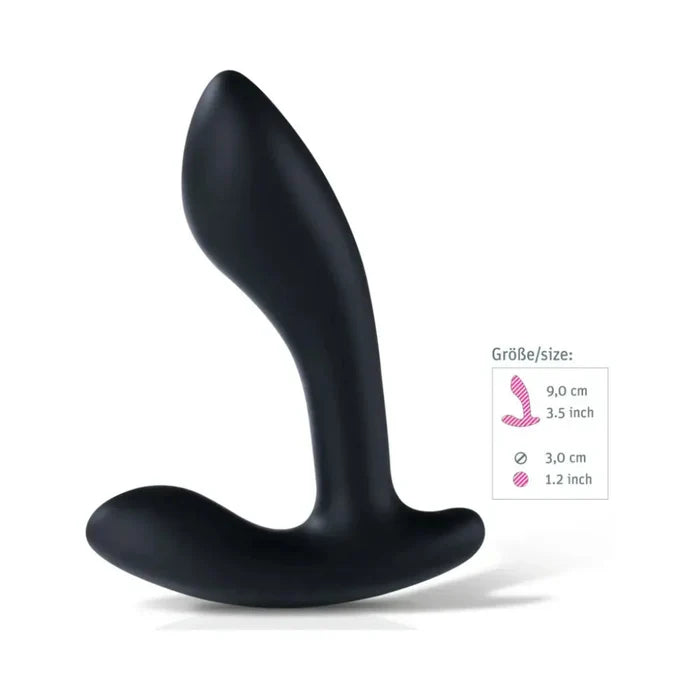 Mystim Flexing Flavio Prostate Stimulator with E - Stim - Black - Electrostim