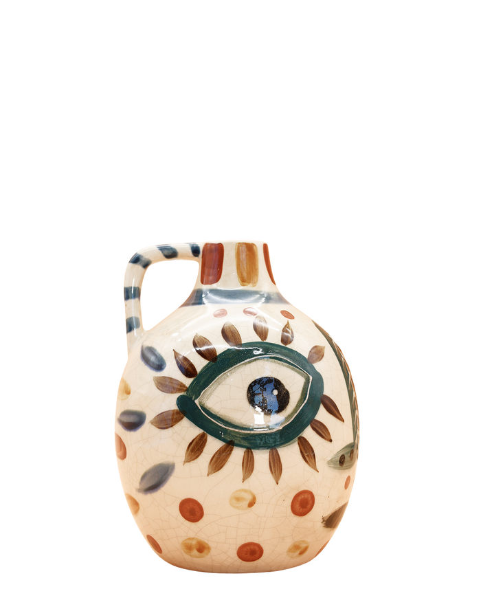 Mythos Eye Totem Vase Multicolor