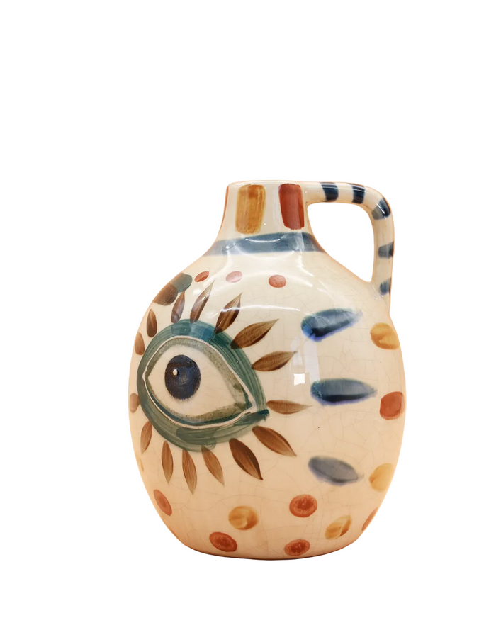 Mythos Eye Totem Vase Multicolor