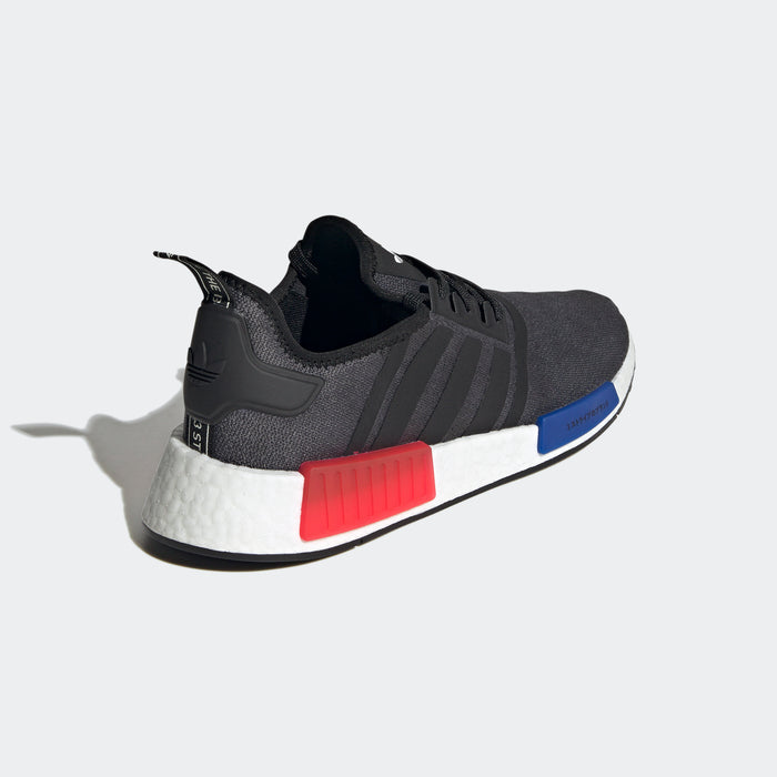 adidas NMD_R1 Shoes | Black/Red/Blue | Men's