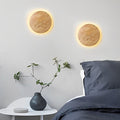 Nordic Wood Wall Sconce Round Oval LED Bedside Warm White Oak Modern Scandinavian | NordaLight